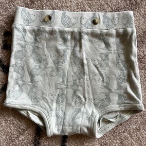 kate quinn Light Sage Mermaid Print Kids High-Waist Shorts